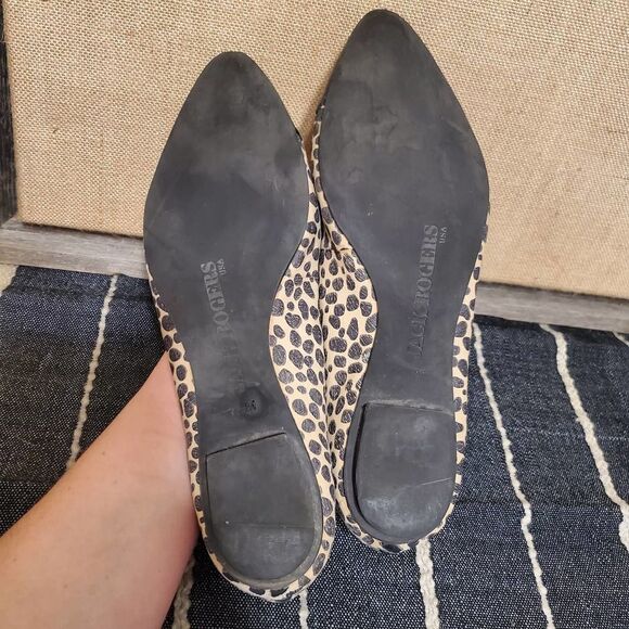 Jack Rogers Pointed Cheetah Flats Sz 7.5 - Picture 6 of 7